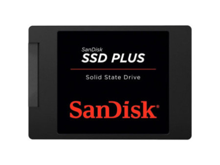 SSD SanDisk Plus, 480GB, Sata III, Leitura: 535MBs e Gravação: 445MBs, SDSSDA-480G-G26