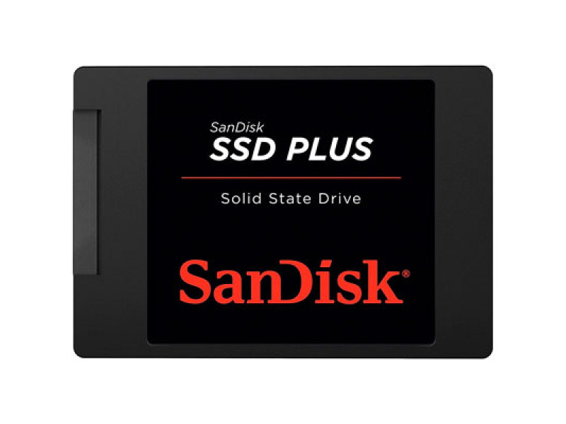SSD SanDisk Plus, 480GB, Sata III, Leitura: 535MBs e Gravação: 445MBs, SDSSDA-480G-G26