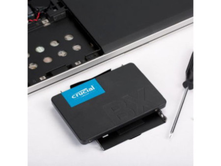 SSD Crucial BX500, 240GB, Sata III, Leitura 540MBs Gravação 500MBs, CT240BX500SSD1