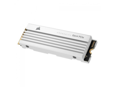 SSD Corsair MP600 PRO LPX, 1TB, M.2 PCIe, NVMe, Leitura 7100MB/s e Gravação 5800MB/s, Compatível com PS5, Branco, CSSD-F1000GBMP