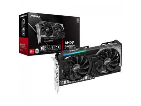 Placa de Vídeo ASRock AMD Radeon RX 9060 XT Challenger OC, 16GB, GDDR6, FSR, Ray Tracing, 90-GA5QZZ-00UANF