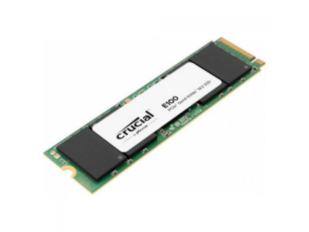 SSD Crucial E100, 480GB, M.2 2280, PCIe 4.0, NVMe, Leitura 4700MBs Gravação 2500MBs, CT480E100SSD8