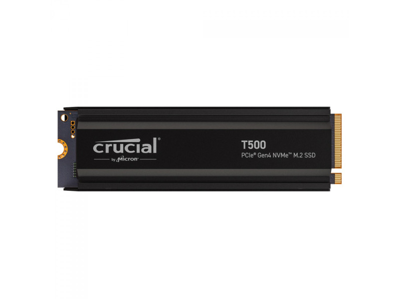 SSD Crucial T500, 1TB, M.2 2280, PCIe NVMe, Leitura 7300MBs Gravação 6800MBs, CT1000T500SSD5