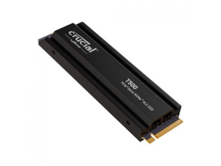 SSD Crucial T500, 1TB, M.2 2280, PCIe NVMe, Leitura 7300MBs Gravação 6800MBs, CT1000T500SSD5