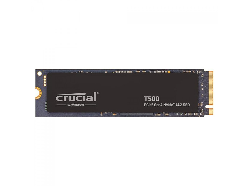 SSD Crucial T500, 500GB, M.2 2280, PCIe NVMe, Leitura 7200MBs Gravação 5700MBs, CT500T500SSD8