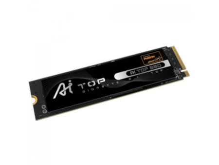 SSD Gigabyte AI TOP 100E, 1TB, M.2 2280, NVMe 1.4, PCIe 4.0, Leitura 7200MB/s Gravação 6500MB/s, AI100E1TB