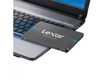 SSD Lexar NQ100, 480GB, SATA III, Leitura 550MB/s, Gravação 480MB/s, LNQ100X480G-RNNNU