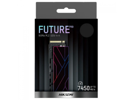 SSD Hiksemi Future Pro 1TB, M.2 2280 NVMe, GEN 4X4, Leitura 7450MB/s e Gravação 5335MB/s, HS-SSD-FUTURE Pro1024G