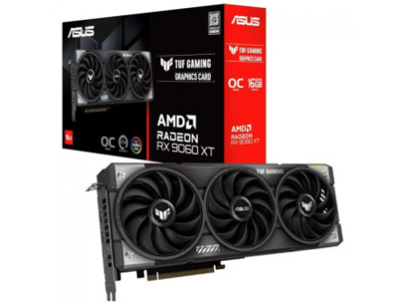 Placa de Vídeo Asus AMD Radeon RX 9060 XT TUF Gaming OC, 16GB, GDDR6, FSR, Ray Tracing, 90YV0LF0-M0NA00