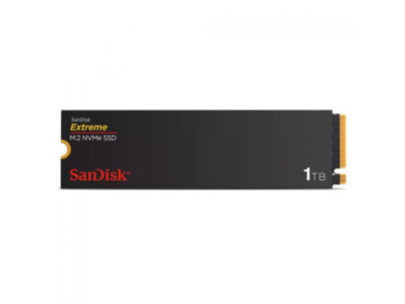 SSD SanDisk Extreme, 1TB, M.2 NVMe PCIe 4.0, Leitura 5150MBs e Gravação 4900MBs, SDSSDX3N-1T00-G26
