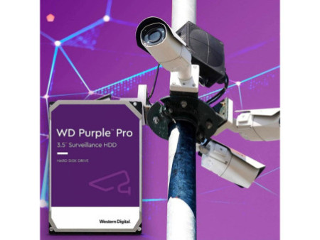 HD Western Digital Purple Pro Surveillance, 12TB, SATA III, WD121PURP