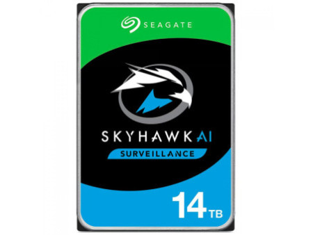 HD Seagate SkyHawk Surveillance 14TB, 7200RPM, Cachê 256MB, 3.5, Para Segurança, Vigilância, DVR, ST14000VE0008