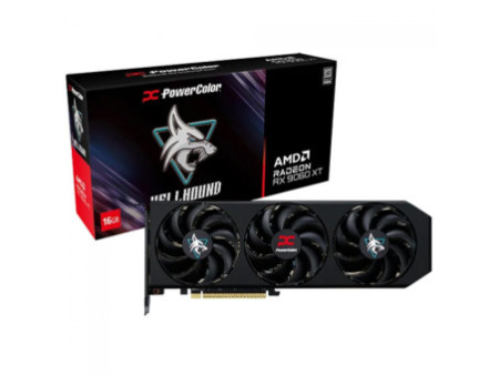 Placa de Vídeo PowerColor Hellhound AMD Radeon RX 9060 XT, 16GB, GDDR6, FSR, Ray Tracing, RX9060XT 16G-L/OC