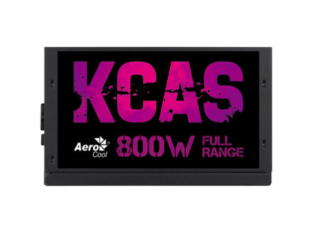 Fonte Aerocool KCAS 800W, 80 Plus Bronze, PFC Ativo