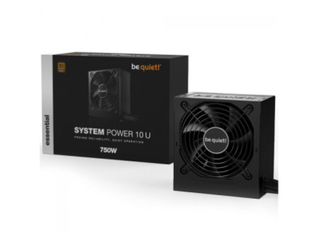 Fonte Be Quiet System Power 10 U, 750W, 80 Plus Bronze, PFC Ativo, Black, BN689