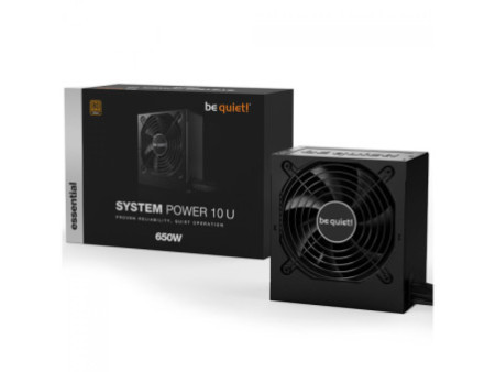 Fonte Be Quiet System Power 10 U, 650W, 80 Plus Bronze, PFC Ativo, Black, BN688