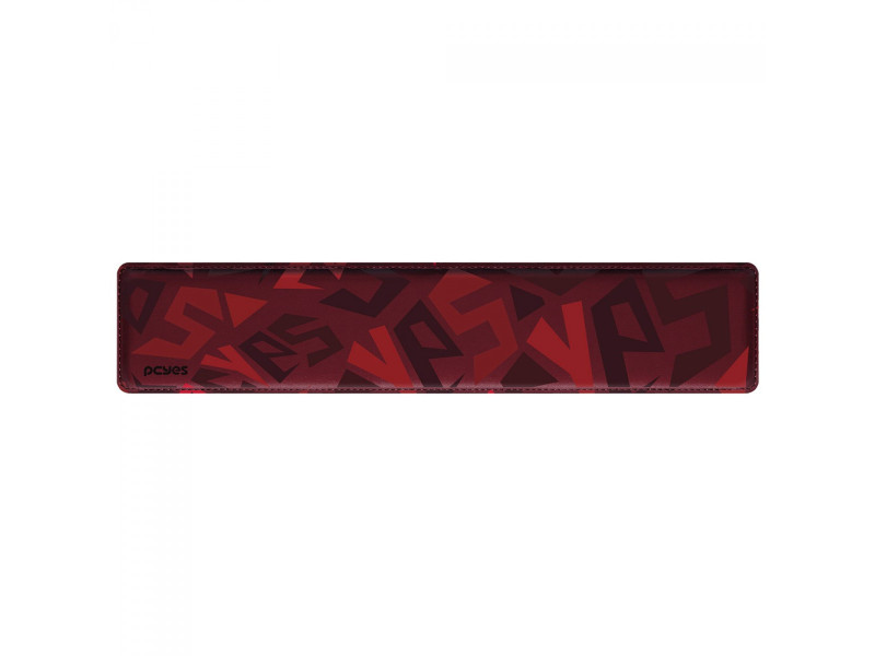 Apoio de Pulso PCYes Signature Edition, Tecido, 45x9cm, Vermelho