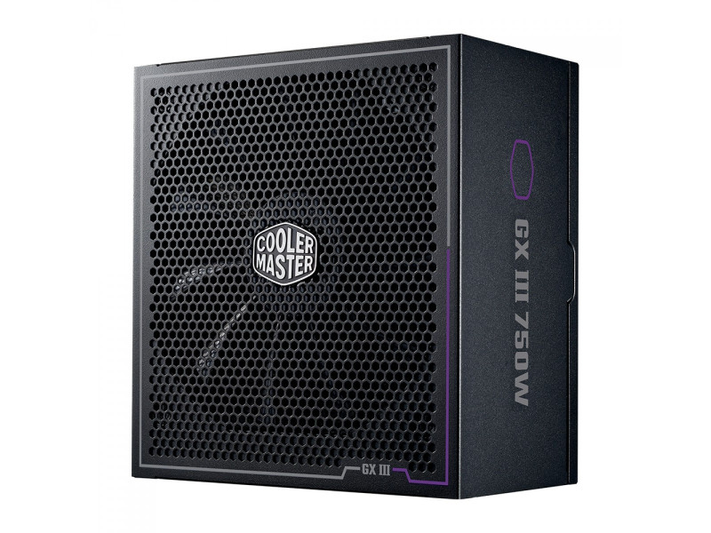 Fonte Cooler Master GX III 750W, 80 Plus Gold, PCI-E 5.0, PFC Ativo, Full Modular, Black, MPX-7503-AFAG-BWO