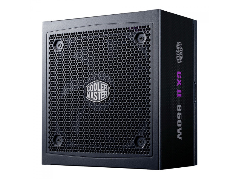Fonte Cooler Master GX II 850W, 80 Plus Gold, PCI-E 5.0, PFC Ativo, Full Modular, Black, MPX-8503-AFAG-2BWO