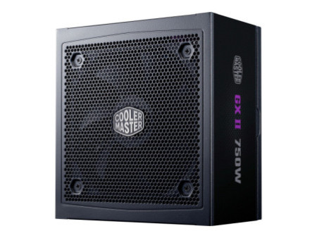 Fonte Cooler Master GX II 750W, 80 Plus Gold, PCI-E 5.0, PFC Ativo, Full Modular, Black, MPX-7503-AFAG-2BWO