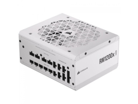 Fonte Corsair RM1200x Shift White, 1200W, 80 Plus Gold, Full Modular, Branco, CP-9020276-BR