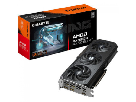 Placa de Vídeo Gigabyte AMD Radeon RX 9060 XT Gaming OC, 16GB, GDDR6, FSR, Ray Tracing, GV-R9060XTGAMING OC-16GD