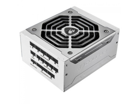 Fonte Cougar Polar X2, 1200W, 80 Plus Platinum, Cybenetics, PCIE Gen 5.0, Full Modular, White, CGR PRX2-1200