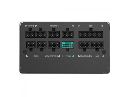Fonte DeepCool PN650M, 650W, 80 Plus Gold, Cybenetics Gold, ATX 3.1, PCIe 5.1, PFC Ativo, Full Modular, Preto, R-PN650M-FC0B-WO