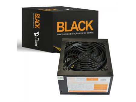 Fonte Duex 600W, Black, DX 600FSE