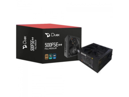 Fonte Duex 500FSE++, 500W, 80 Plus Bronze, PFC Ativo, Full Modular, DX500FSE++