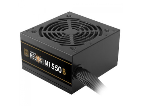 Fonte Gamdias Helios M1-550B, 550W, 80 Plus Bronze, PFC Ativo, Cabos Flat, Preto