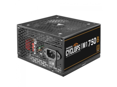 Fonte Gamdias Cyclops M1-750B, 750W, 80 Plus Bronze, Cybenetics, Teclab, PFC Ativo, Cabos Flat