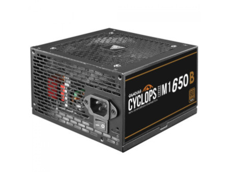 Fonte Gamdias Cyclops M1-650B, 650W, 80 Plus Bronze, Cybenetics, Teclab, PFC Ativo, Cabos Flat