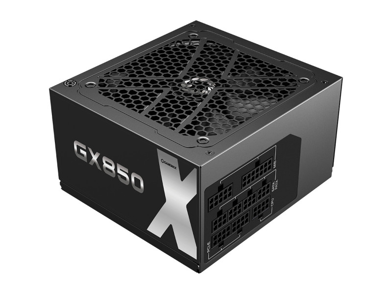 Fonte Gamemax GX850, 850W, Full Modular, 80 Plus Gold, PFC Ativo, Black, GX850MBKV1S7710BR