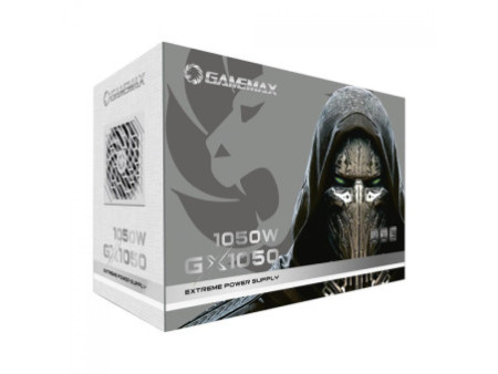 Fonte Gamemax GX1050 Pro, 1050W, 80 Plus Platinum, PCIe 5.0, ATX 3.0, Full Modular, PFC Ativo, White