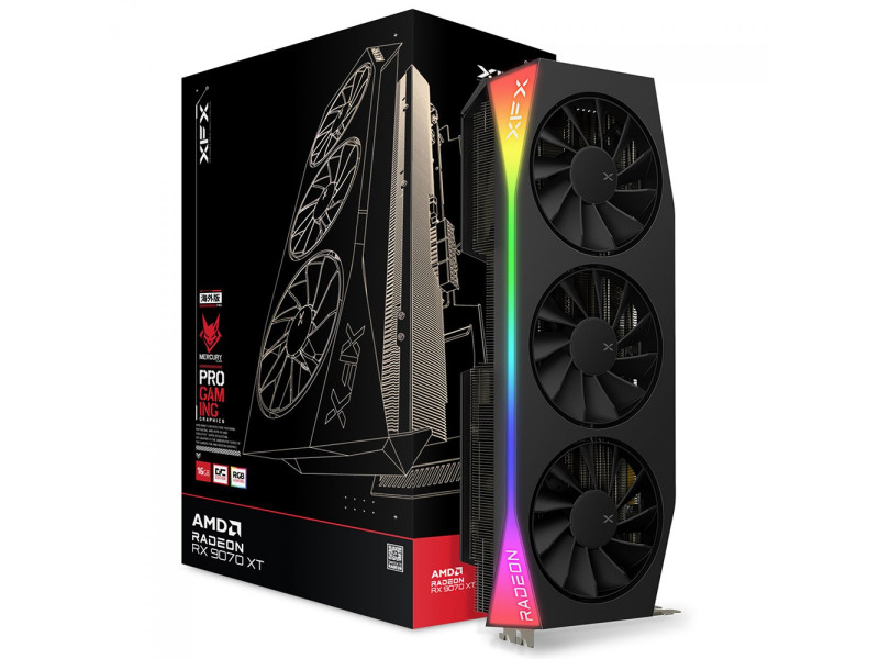Placa de Vídeo XFX Mercury AMD Radeon RX 9070 XT OC RGB, 16GB, GDDR6, FSR, Ray Tracing, RX-97TRGBBB9