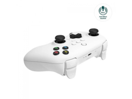 Controle Gamer 8BitDo Ultimate 2.4G Wireless, Bluetooth, Windows, Android, Apple, SteamOS, Hall Effect, Branco, 81HA07