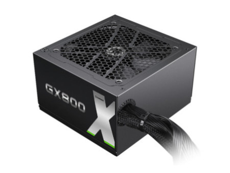 Fonte Gamemax GX800, 800W, 80 Plus Gold, PFC Ativo, Black, GX800WBKPSS7710BR