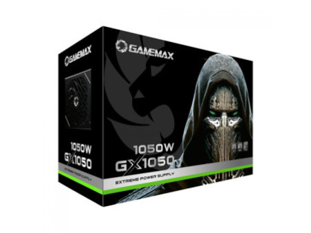 Fonte Gamemax GX1050 Pro, 1050W, 80 Plus Platinum, PCIe 5.0, ATX 3.0, Full Modular, PFC Ativo, Black, GX1050PRBKS8810BR