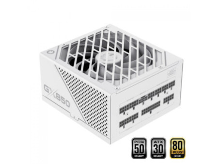 Fonte Gamemax GX850 Pro, 850W, 80 Plus Gold, PCIe 5.0, ATX 3.0, Full Modular, PFC Ativo, White, GX850PWTPS18810BR