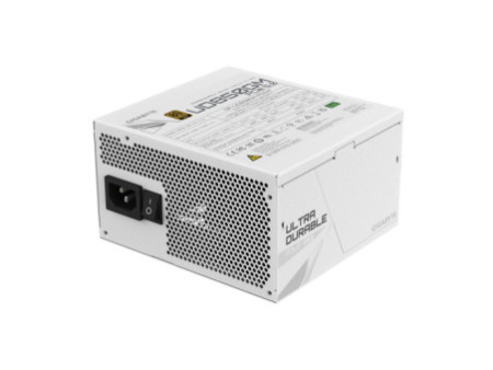 Fonte Gigabyte Ultra Durable, 850W, 80 Plus Gold, PFC Ativo, Full Modular, Com Conector PCIe 5.0, Branco, GP-UD850GM PG5W