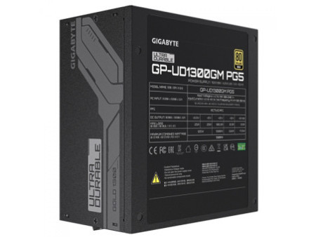 Fonte Gigabyte UD1300GM PG5, 1300W, 80 Plus Gold, PFC Ativo, Full Modular, GP-UD1300GM PG5 GUS1