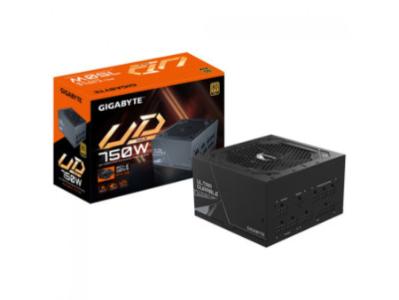 Fonte Gigabyte GP-UD750GM PG5, 750W, 80 Plus Gold, PCIE 5.0, PFC Ativo, Full Modular, GP-UD750GM PG5