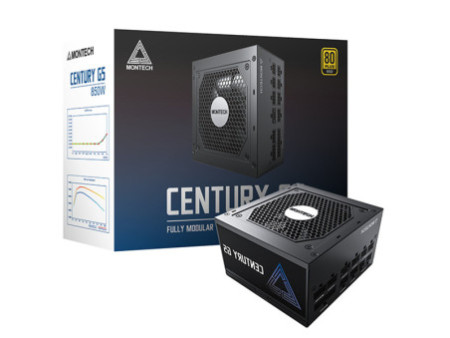 Fonte Montech Century G5 850W, 80 Plus Gold, PCIe 5.0, PFC Ativo, Full Modular, Black
