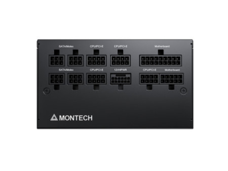 Fonte Montech Century G5 850W, 80 Plus Gold, PCIe 5.0, PFC Ativo, Full Modular, Black