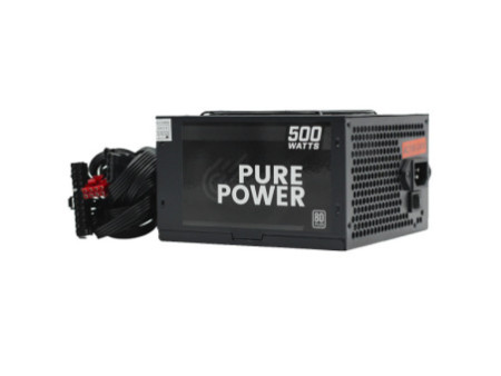 Fonte Pure Power, 500W, 80 Plus White, PFC Ativo, Black, PP-PSU2-500W PFC