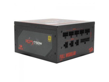 Fonte Redragon RGPS 750W, 80 Plus Gold, PFC Ativo, Full Modular
