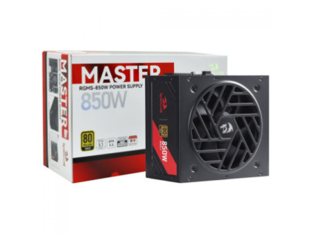 Fonte Redragon Master RGMS 850W, 80 Plus Gold, PFC Ativo, PCIe 5.1, ATX 3.1, Full Modular, GC-MS01
