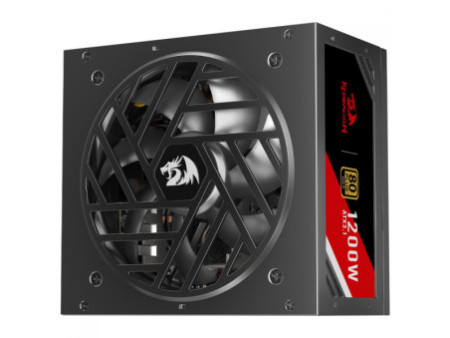 Fonte Redragon Master RGMS 1200W, 80 Plus Gold, PFC Ativo, PCIe 5.1, Full Modular, GC-MS05