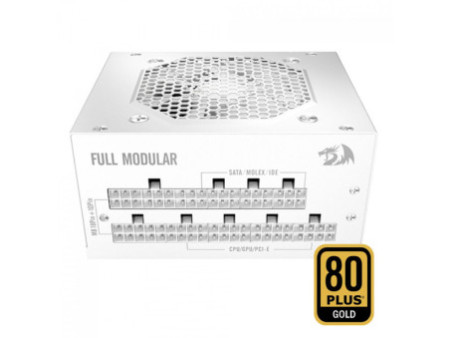 Fonte Redragon RGPS SFX, 650W, 80 Plus Gold, PFC Ativo, Full Modular, White, GC-PS014W